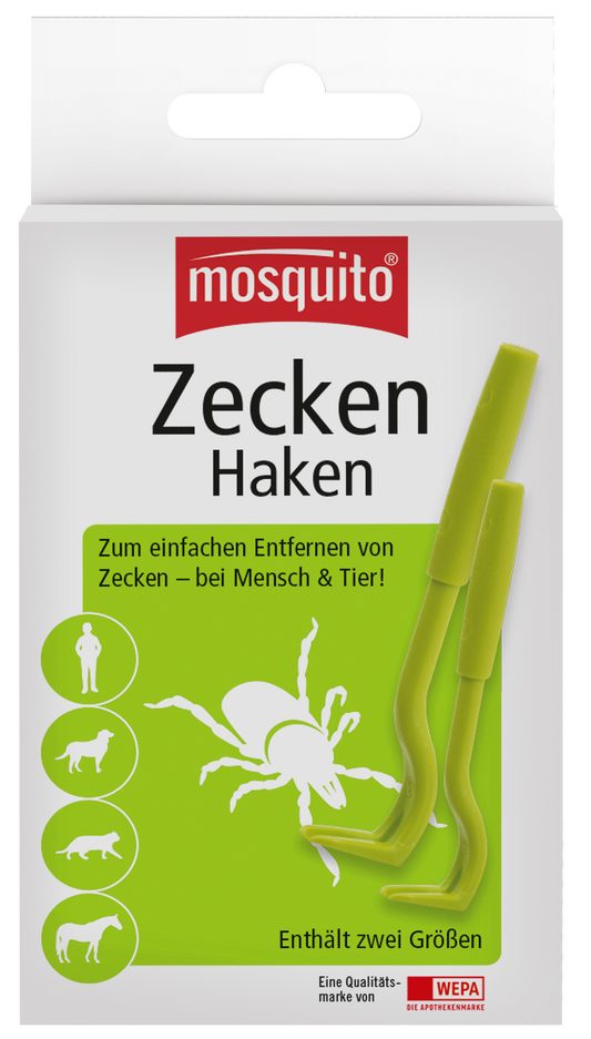 Zecken Haken zum Entfernen von Zecken aus der Hautoberfläche beim Menschen, Katzen und Hunde